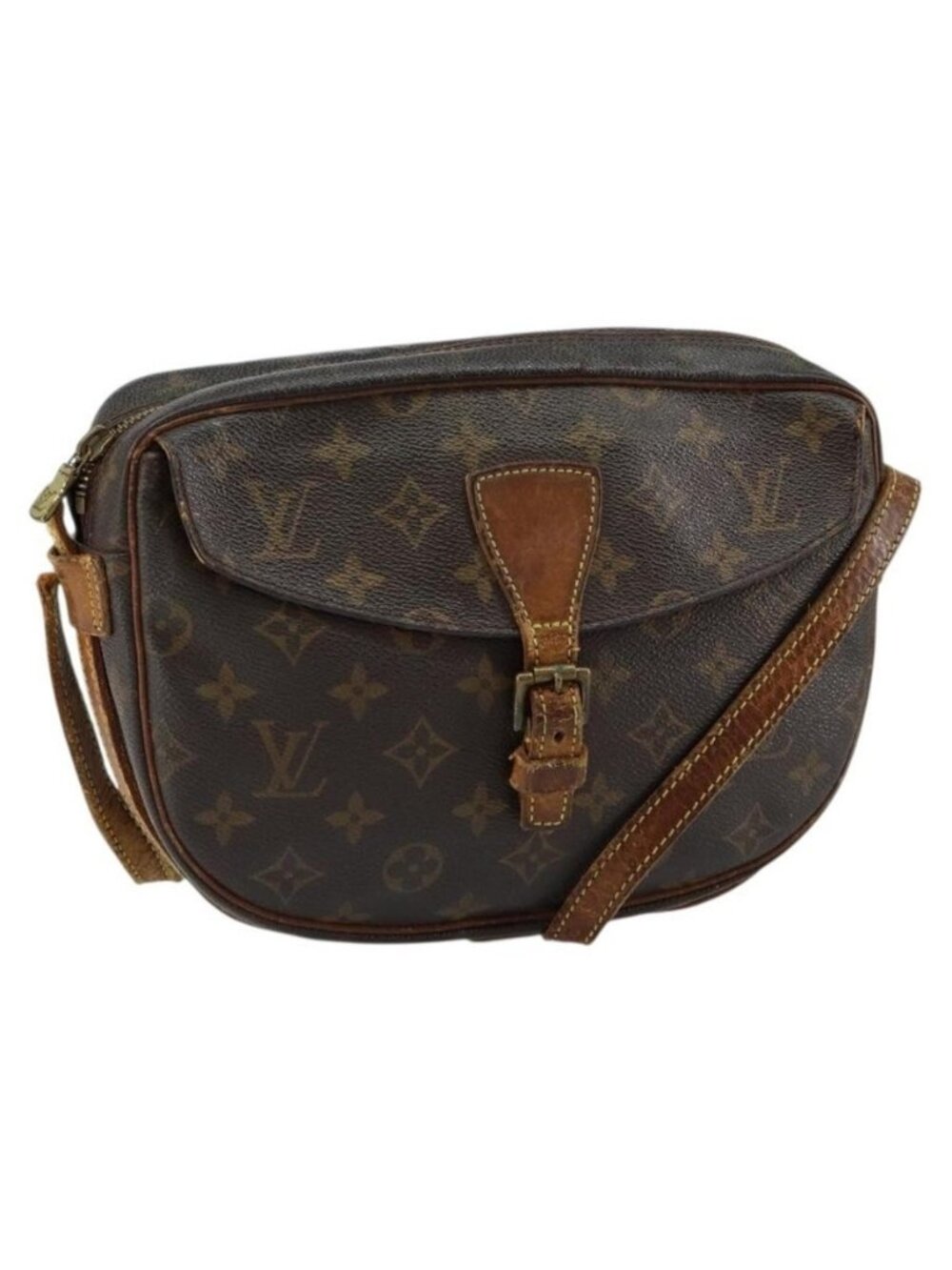 Authentic LOUIS VUITTON Monogram Jeune Fille MM Shoulder Bag M51226 LV